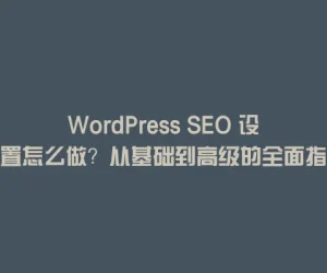 WordPress SEO 设置怎么做？从基础到高级的全面指南