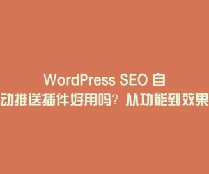 WordPress SEO 自动推送插件好用吗？从功能到效果的实用指南