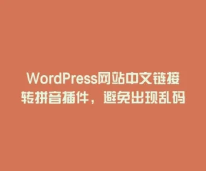 WordPress网站中文链接转拼音插件，避免出现乱码