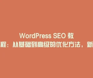 WordPress SEO 教程：从基础到高级的优化方法，新手也能学会