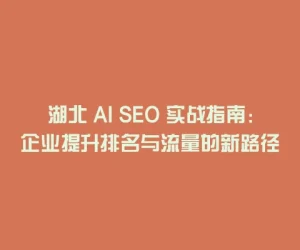 湖北 AI SEO 实战指南：企业提升排名与流量的新路径