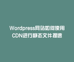 WordPress网站如何使用CDN进行静态文件提速