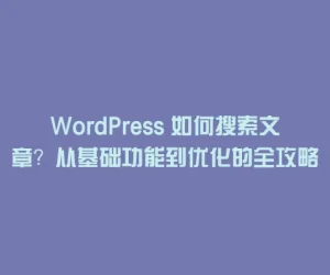 WordPress 如何搜索文章？从基础功能到优化的全攻略